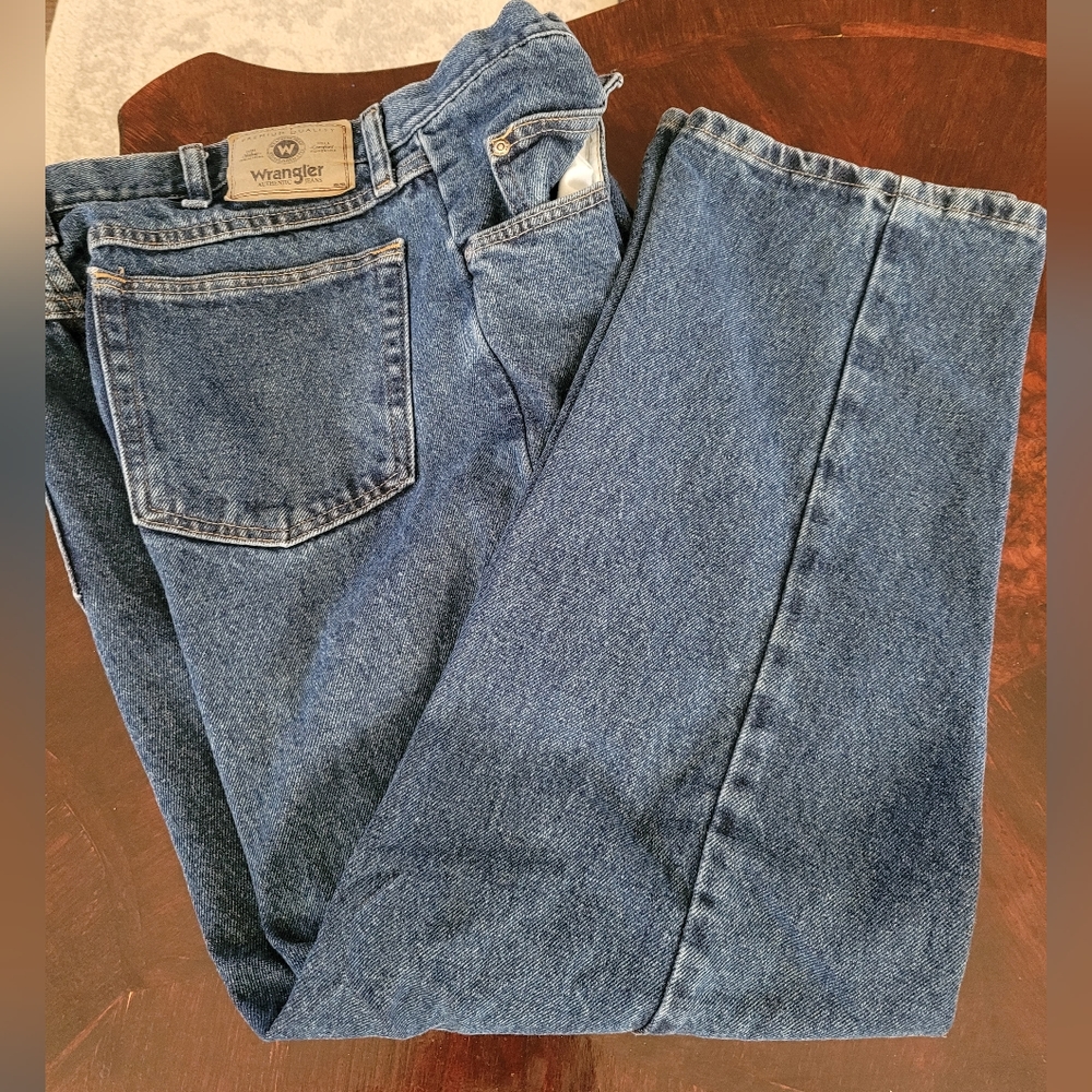 (4117)Wrangler relax fit, Men's blue 👖 Jeans,36x30,